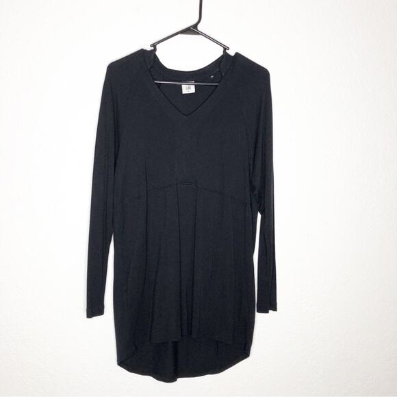 Cabi Gala black v neck knit tunic top size Extra Small XS #3415 - Picture 2 of 13